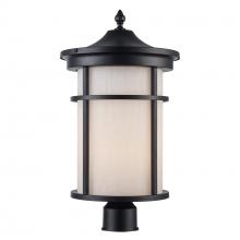 Trans Globe 40384 BK-FR - 1LT POST LANTERN-LG-CRACKELD W